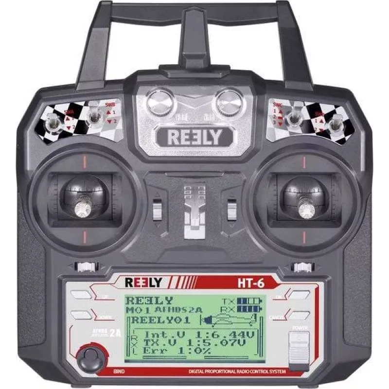 Reely HT-6 6-Kanal 2,4 GHz AFHDS Funksystem mit Empfänger 1310037