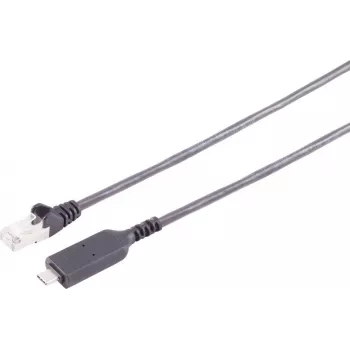 S CONN MAXIMUM CONNECTIVITY USB-C auf RJ45 Gigabit LAN Adapterkabel 1,5m Schwarz (13-51155)