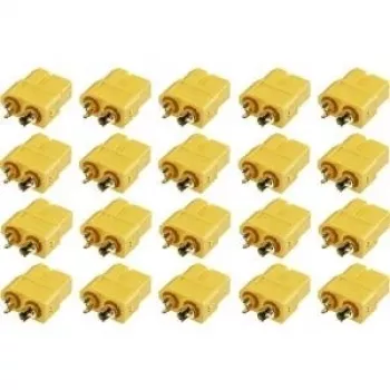 Reely XT60 Buchse vergoldet 20er-Pack