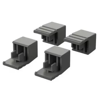 Bopla ULTRAMAS Gehäusefüße Lichtgrau RAL 7035 TPE 4er-Pack (56012000)