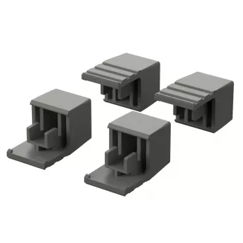 Bopla ULTRAMAS Gehäusefüße Lichtgrau RAL 7035 TPE 4er-Pack (56012000)