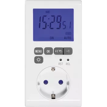 Sygonix Digitale Zeitschaltuhr mit Wochenprogramm, 3680 W, IP20, Countdown- und Timerfunktion
