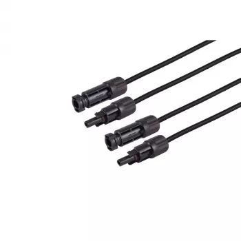 S CONN MAXIMUM CONNECTIVITY PV4 Verlängerungskabel-Set, 4mm², 2er-Pack, 1m, Schwarz (02-32025)