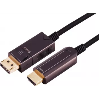 S/CONN maximum connectivity 30-20485 Optisches DisplayPort-auf-HDMI-A-Adapterkabel, 4K60, 30 m