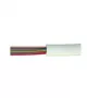 S CONN MAXIMUM CONNECTIVITY Telefonkabel als Meterware, 6-adrig, flach, weiß, 100 m 76117-