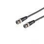 S CONN MAXIMUM CONNECTIVITY BNC-Stecker auf BNC-Stecker RG59 Koaxialkabel, 75 Ohm, 1,0m, Schwarz 77601