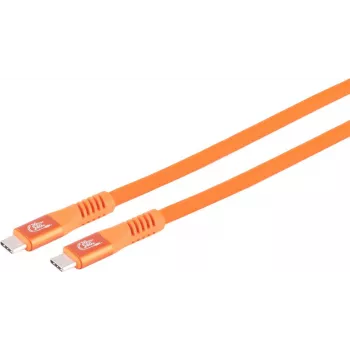 S CONN MAXIMUM CONNECTIVITY USB-C Ladekabel, 3.2, 240W, Orange, 3m (14-77047)