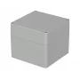 Bopla 02228000 EUROMAS M 228 Universalgehäuse, Polycarbonat, 122 x 120 x 105 mm, Hellgrau