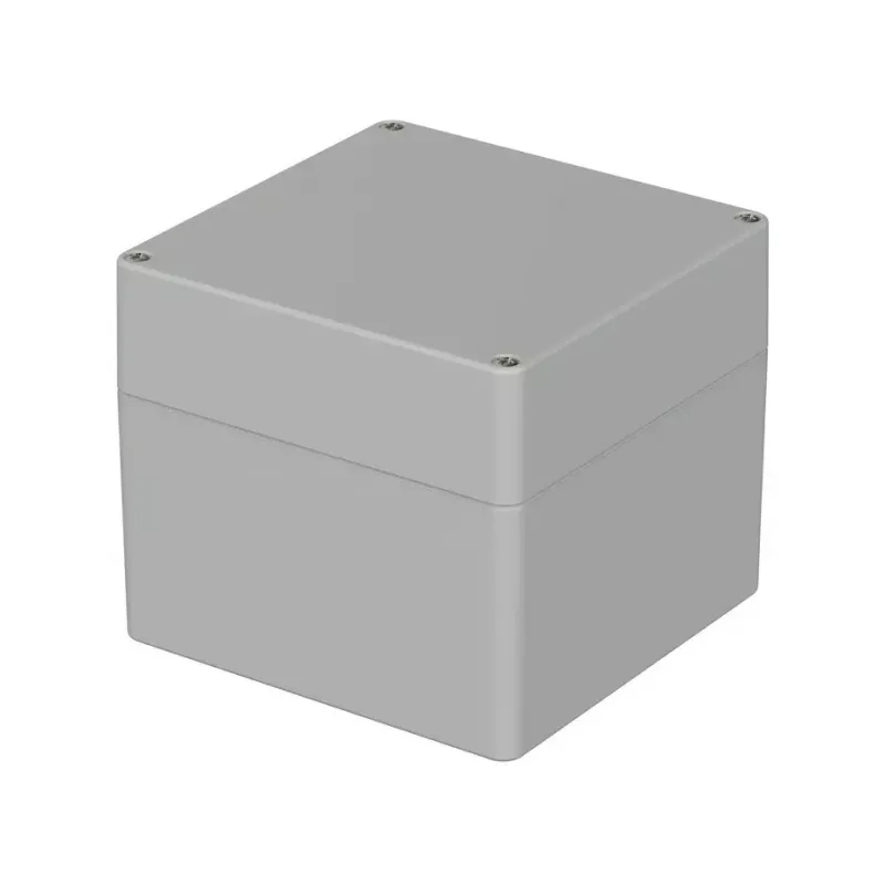 Bopla 02228000 EUROMAS M 228 Universalgehäuse, Polycarbonat, 122 x 120 x 105 mm, Hellgrau
