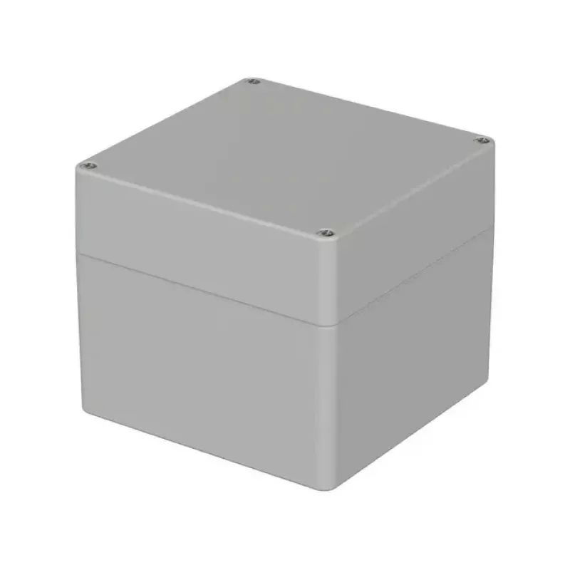Bopla 02228000 EUROMAS M 228 Universalgehäuse, Polycarbonat, 122 x 120 x 105 mm, Hellgrau