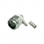Telegärtner N-Stecker gewinkelt Crimp für RG-223/U, RG-142 B/U (J01020A0036)