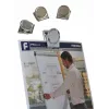 FRANKEN HMC35 Magnetclip, 40 x 35 mm, 500 g Haltekraft, Silber
