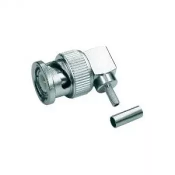 Telegärtner BNC-Winkelstecker Crimp 50 Ohm für RG 316/U, RG 174 A/U, RG 188 A/U (J01000A0010)