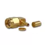 Telegärtner SMA-Winkelstecker Crimp für RG-316, Gold, 5er-Pack (J01150A0071)