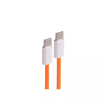 shiverpeaks USB-C Ladekabel 2.0, 60W, Orange, Textil, 0,5m (BS14-21017)