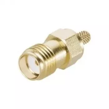 Telegärtner SMA-Buchse Crimp-Steckverbinder für RG-223/U, RG-142 B/U, RG-400/U, RD-316, vergoldet, 50 Ohm, DC-18 GHz J01151A0611