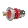 Telegärtner BNC-Einbaubuchse, isoliert 50 Ohm, roter Isolierflansch, Z01 - 1 Stück (J01001C0043)