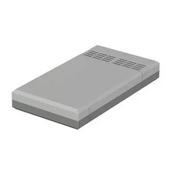 BOPLA EG 2030 L Tischgehäuse 200 x 112 x 30 mm Polystyrol Lichtgrau RAL 7035 32203012