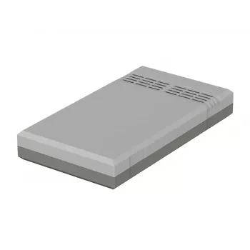 BOPLA EG 2030 L Tischgehäuse 200 x 112 x 30 mm Polystyrol Lichtgrau RAL 7035 32203012