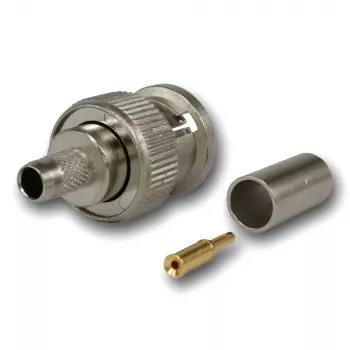 Telegärtner BNC Stecker Crimp Verbinder 75 Ohm für RG59/RG62/RG179/RG187/RG316 J01002A0030