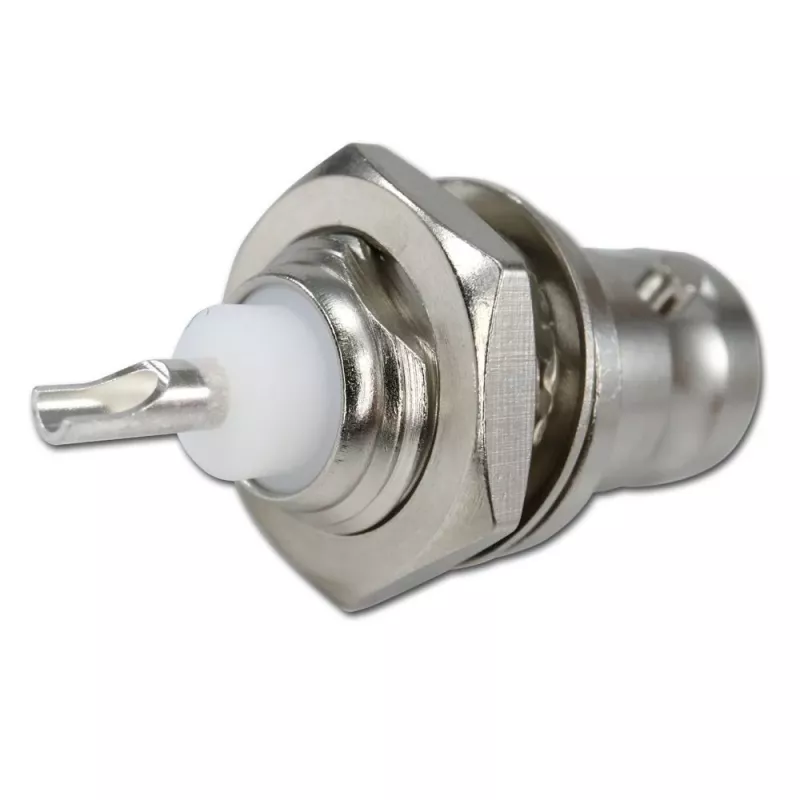 Telegärtner BNC-Einbaubuchse 50 Ohm, versilberter Innenleiter, UG-1094/U (J01001B0615Z)