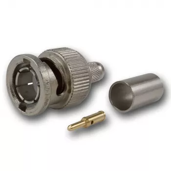 Telegärtner BNC Crimpstecker G02 75 Ohm für RG-59B/U, UG-1789/U, Stecker, 5er-Pack J01002A1288Y