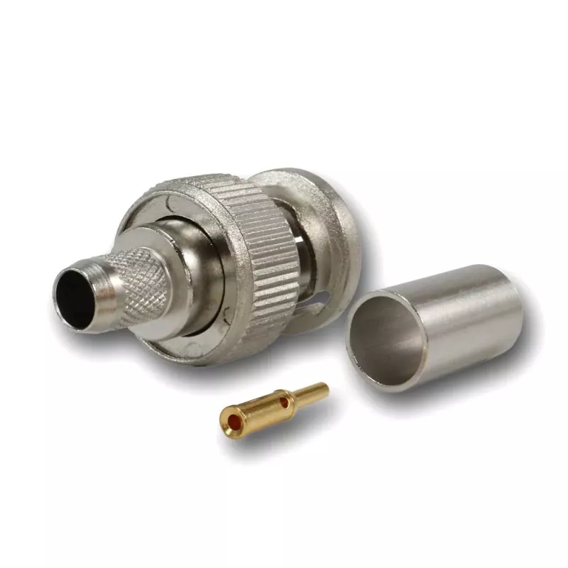 Telegärtner BNC Crimpstecker G02 75 Ohm für RG-59B/U, UG-1789/U, Stecker, 5er-Pack J01002A1288Y