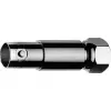 Telegärtner BNC-Buchse auf F-Stecker Koaxialadapter, 75 Ohm, vernickeltes Messing