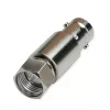 Telegärtner BNC-Buchse auf F-Stecker Koaxialadapter, 75 Ohm, vernickeltes Messing
