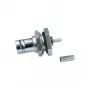 Telegärtner BNC-Einbaubuchse Crimp/Crimp 50 Ohm für RG-316/U, Nickel/Gold