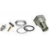 Telegärtner BNC-Einbaubuchse Crimp/Crimp 50 Ohm für RG-316/U, Nickel/Gold