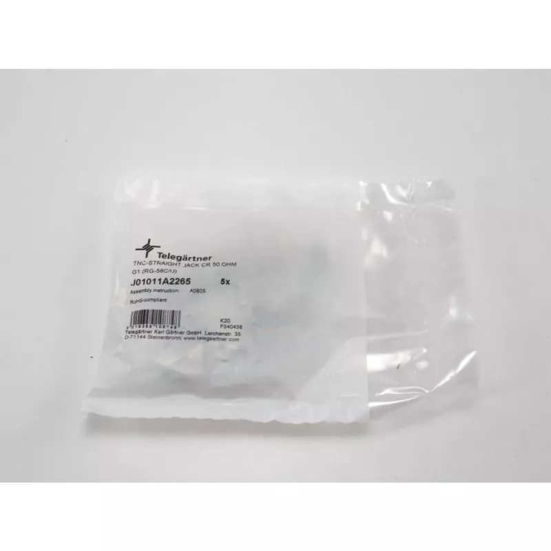 TELEGÄRTNER TNC-Buchse für RG-58, 50 Ohm, Crimp/Löt, DC-11 GHz