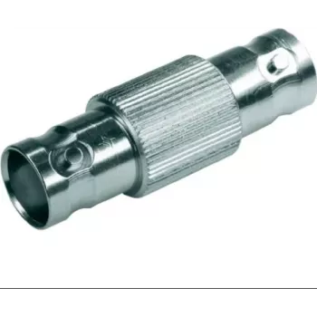 TELEGÄRTNER BNC-Buchse auf BNC-Buchse Koaxialadapter, 50 Ohm, vernickeltes Messing, gerade Hülse J01004A0618
