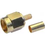 TELEGÄRTNER SMA Stecker Verbinder Crimp/Löten für G08 (RD-316) Gold J01150A0021