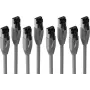 S CONN Maximum Connectivity Basic-S Patchkabel Cat. 8.1 F/FTP PIMF LSZH Grau 1,0m – 4er-Pack (SC08-41020-4)