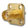 Telegärtner SMA-Einbaukupplung, Flansch, Gold, 50 Ohm, 5er-Pack J01151A0621