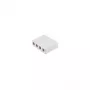 S CONN MAXIMUM CONNECTIVITY Keystone Anschlussdose, 4-Port, Weiß 08-10117