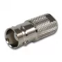 TELEGÄRTNER J01008F0068 BNC-Buchse auf FME-Stecker Koaxialadapter, 50 Ohm, gerade, vernickeltes Messing