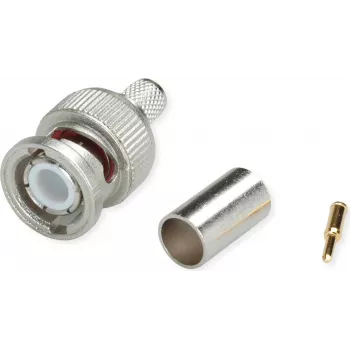 Telegärtner BNC Crimp-Stecker Professional, 50 Ohm, für LMR-240, 5er-Pack