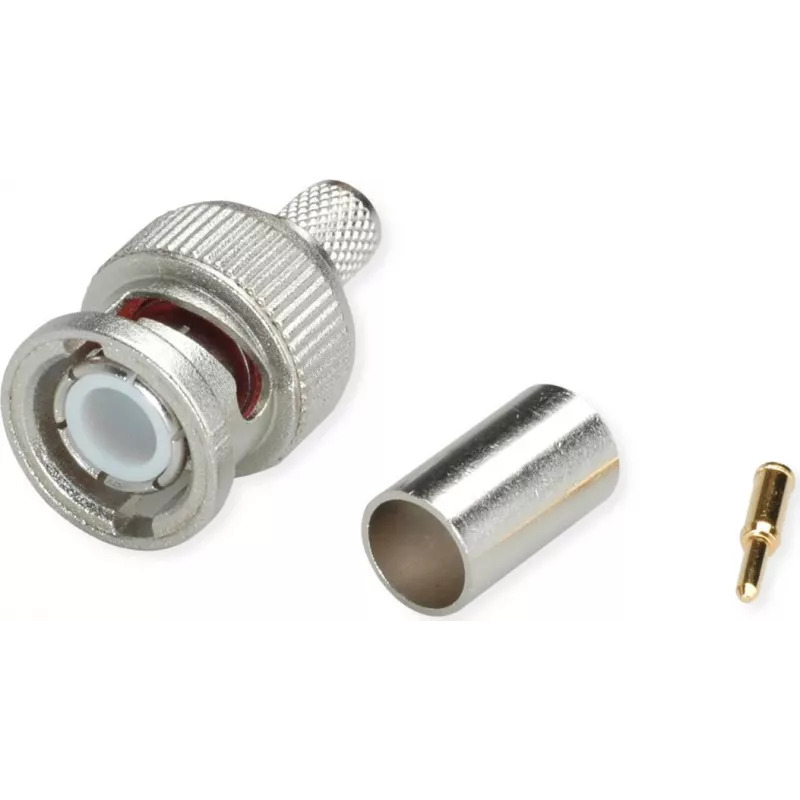 Telegärtner BNC Crimp-Stecker Professional, 50 Ohm, für LMR-240, 5er-Pack
