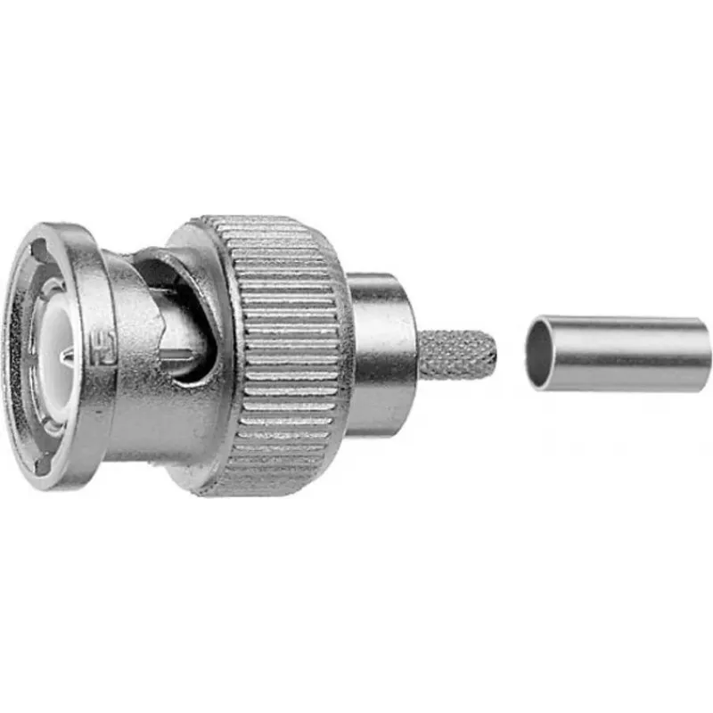 Telegärtner BNC Crimp-Stecker Professional, 50 Ohm, für LMR-240, 5er-Pack