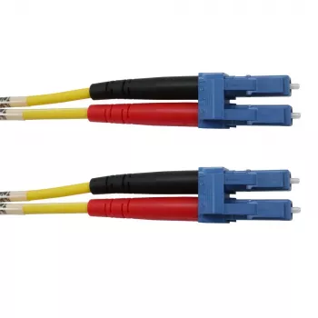 TELEGÄRTNER LC auf LC Single-Mode OS2 Duplex Patchkabel, 5 m, Gelb