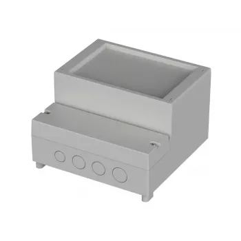 Bopla RCP 170 F Steuerungsgehäuse 166 x 161 x 109,5 mm ABS Lichtgrau 41170609