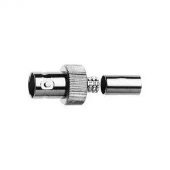 Telegärtner BNC-Kabelbuchse Crimp G30 50 Ohm für LMR-240, 5er-Pack J01001A0073