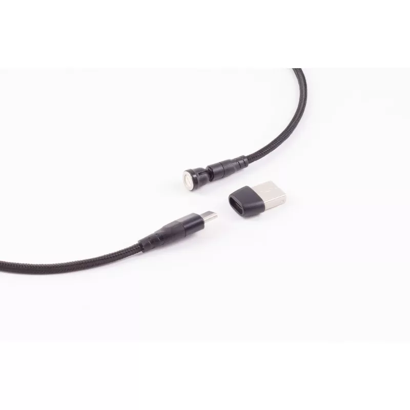 ShiverPeaks BS14-19020 Magnetisches 6-in-1 USB-Ladekabel 540°, 60W, 1m, Schwarz