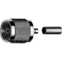 TELEGÄRTNER UHF-Stecker Crimpstecker für RG 214/U, 5er-Pack (J01040A0010)