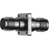 Telegärtner TNC-Buchse auf TNC-Buchse gerade Koaxialadapter, 50 Ohm, DC bis 11 GHz, vernickeltes Messing