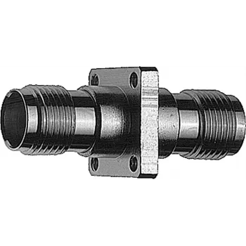 Telegärtner TNC-Buchse auf TNC-Buchse gerade Koaxialadapter, 50 Ohm, DC bis 11 GHz, vernickeltes Messing