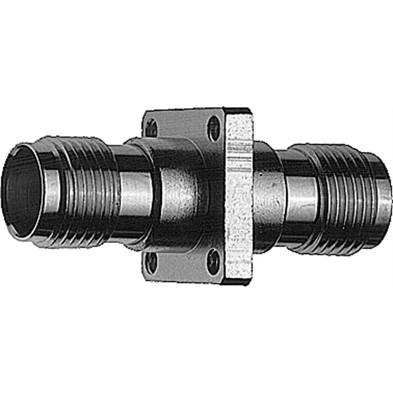 Telegärtner TNC-Buchse auf TNC-Buchse gerade Koaxialadapter, 50 Ohm, DC bis 11 GHz, vernickeltes Messing