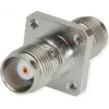 Telegärtner TNC-Buchse auf TNC-Buchse gerade Koaxialadapter, 50 Ohm, DC bis 11 GHz, vernickeltes Messing